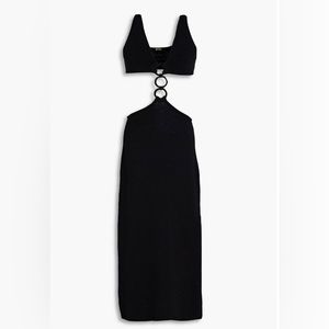 CULT GAIA
Mert cutout ring-embellished cotton-blend midi dress XL